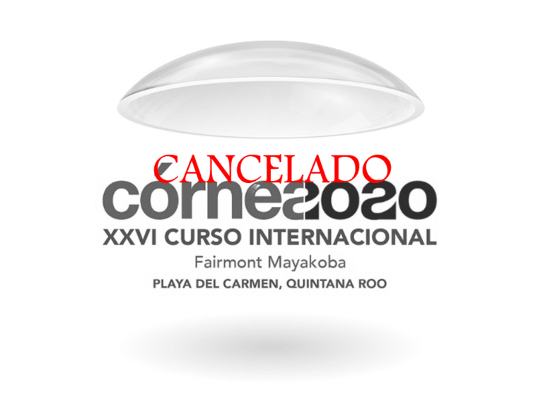 XXVI Curso Internacional de Córnea 2020