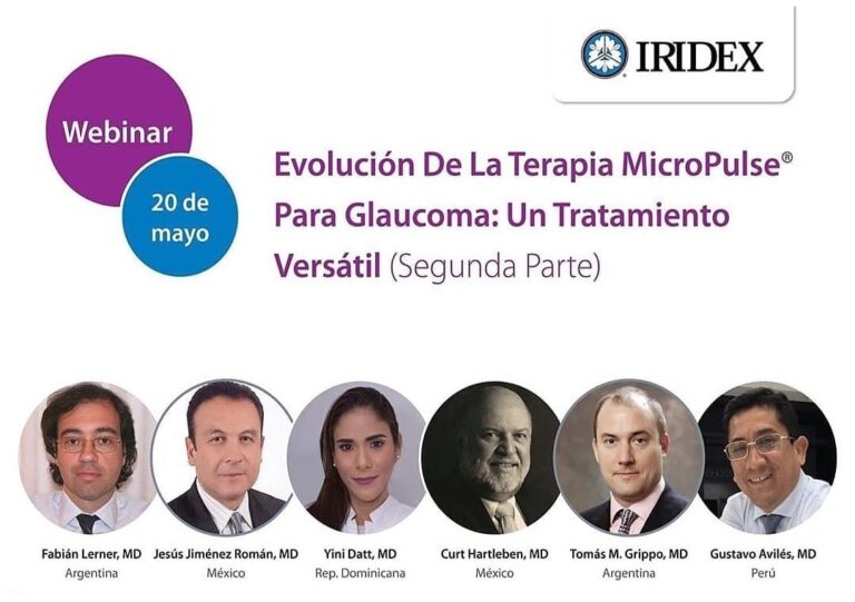 Webinar Iridex. Evolución De La Terapia MicroPulse® Para Glaucoma: Un Tratamiento Versátil (Segunda Parte)