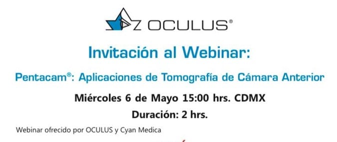 Webinar  Pentacam®: Aplicaciones de Tomografía de Cámara Anterior
